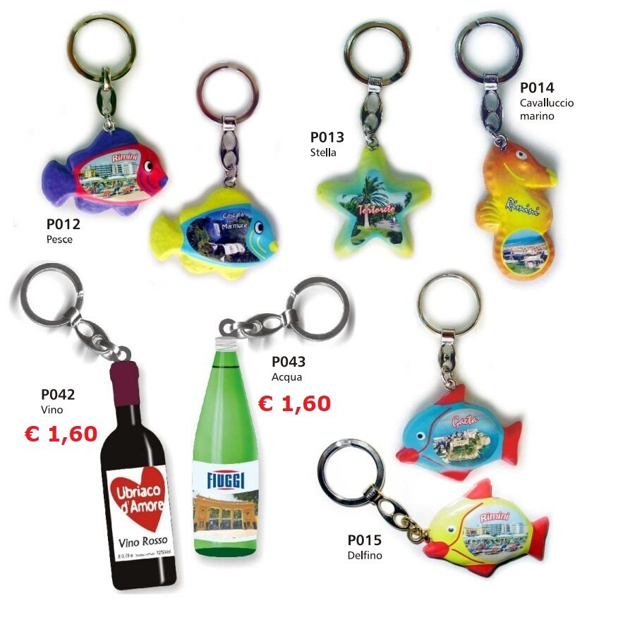 portachiavi di resina portachiavi personalizzati