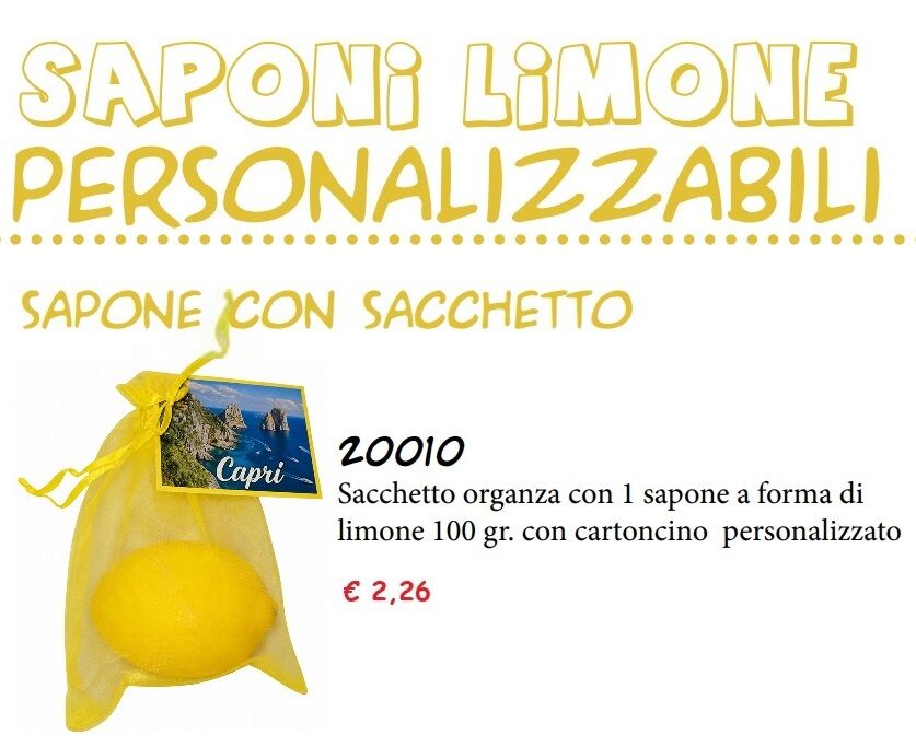 saponi personalizzati