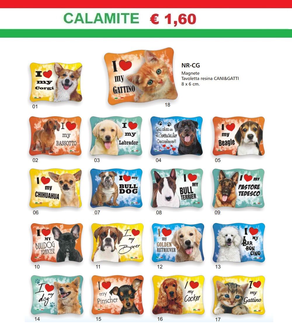 CALAMITE CANI CALAMITE GATTI